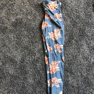 Floral vans leggings